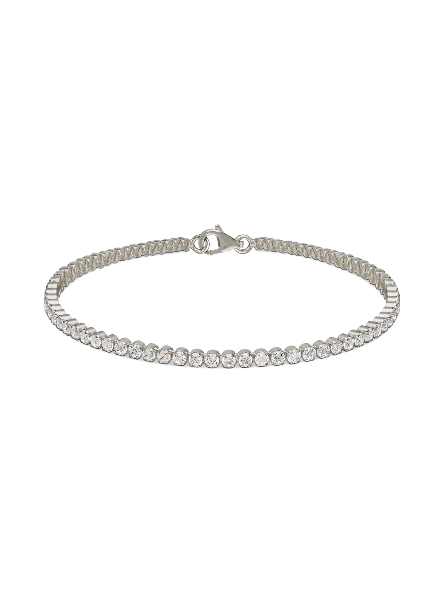 Pulseira de tenis em prata 925 com zircónias