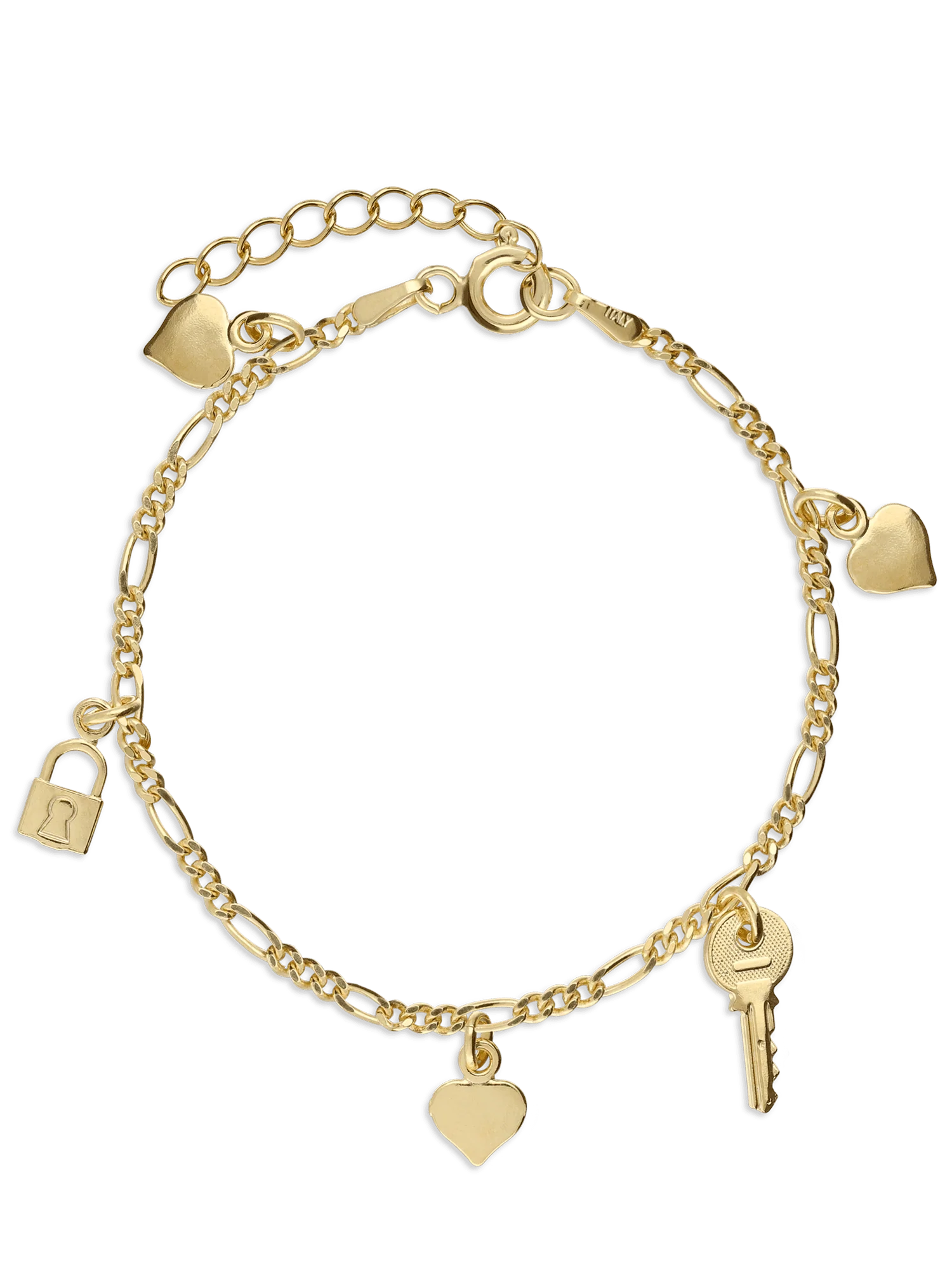Pulseira delicada banhada a ouro