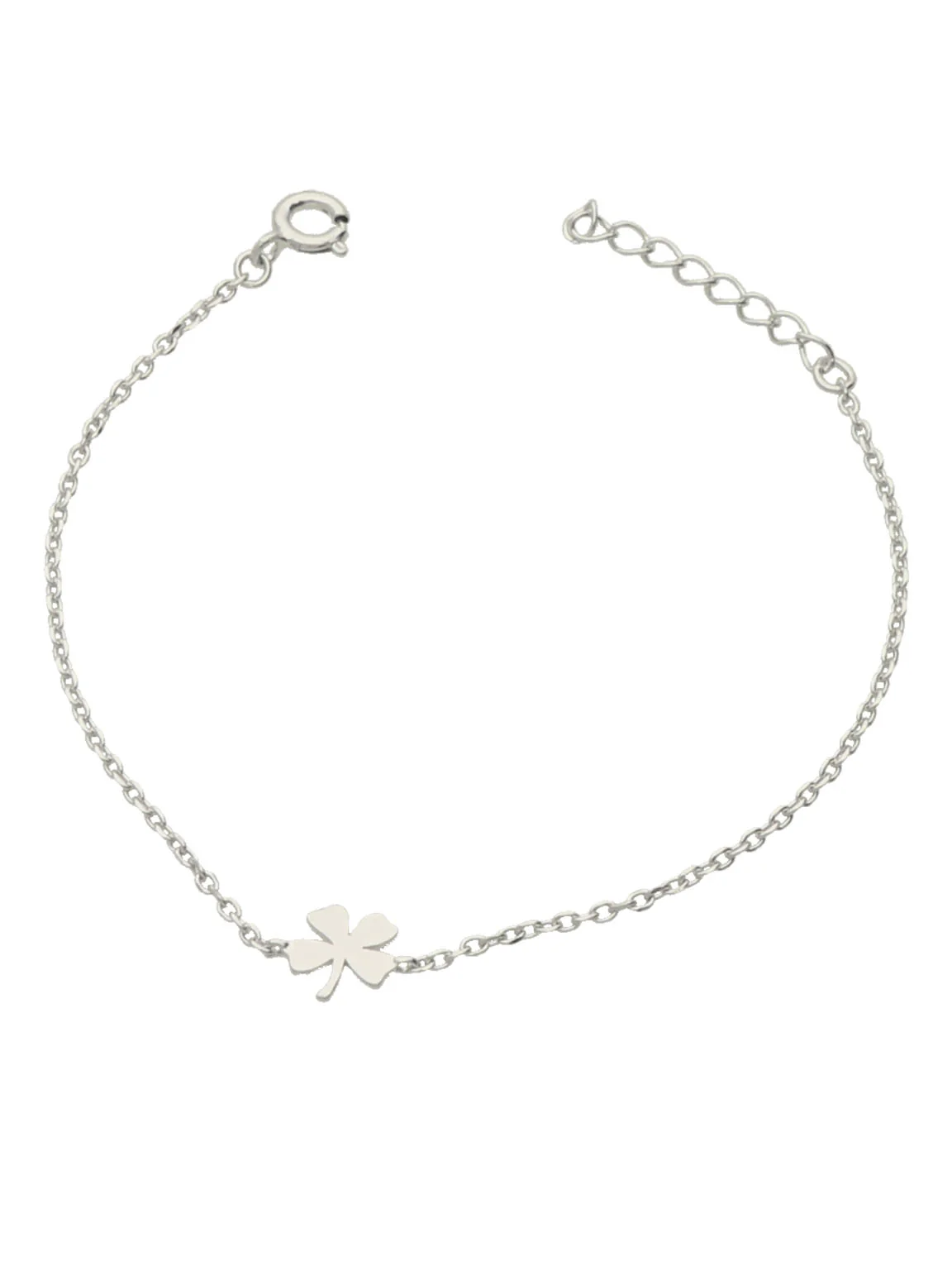 Pulseira em prata 925 com trevo de 4 folhas - Image 2