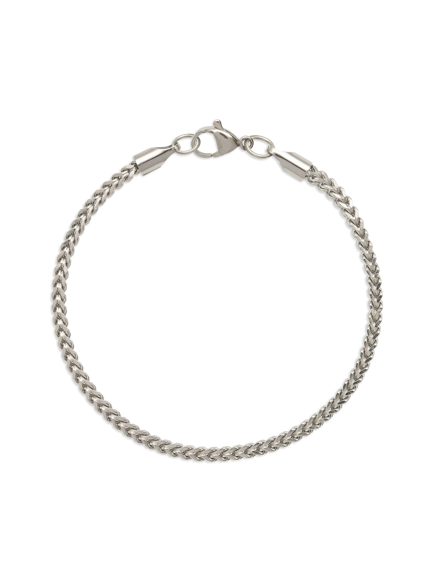 Pulseira masculina em aço inoxidável