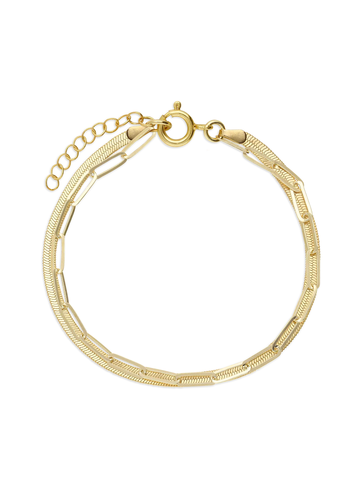 Pulseira delicada banhado a ouro