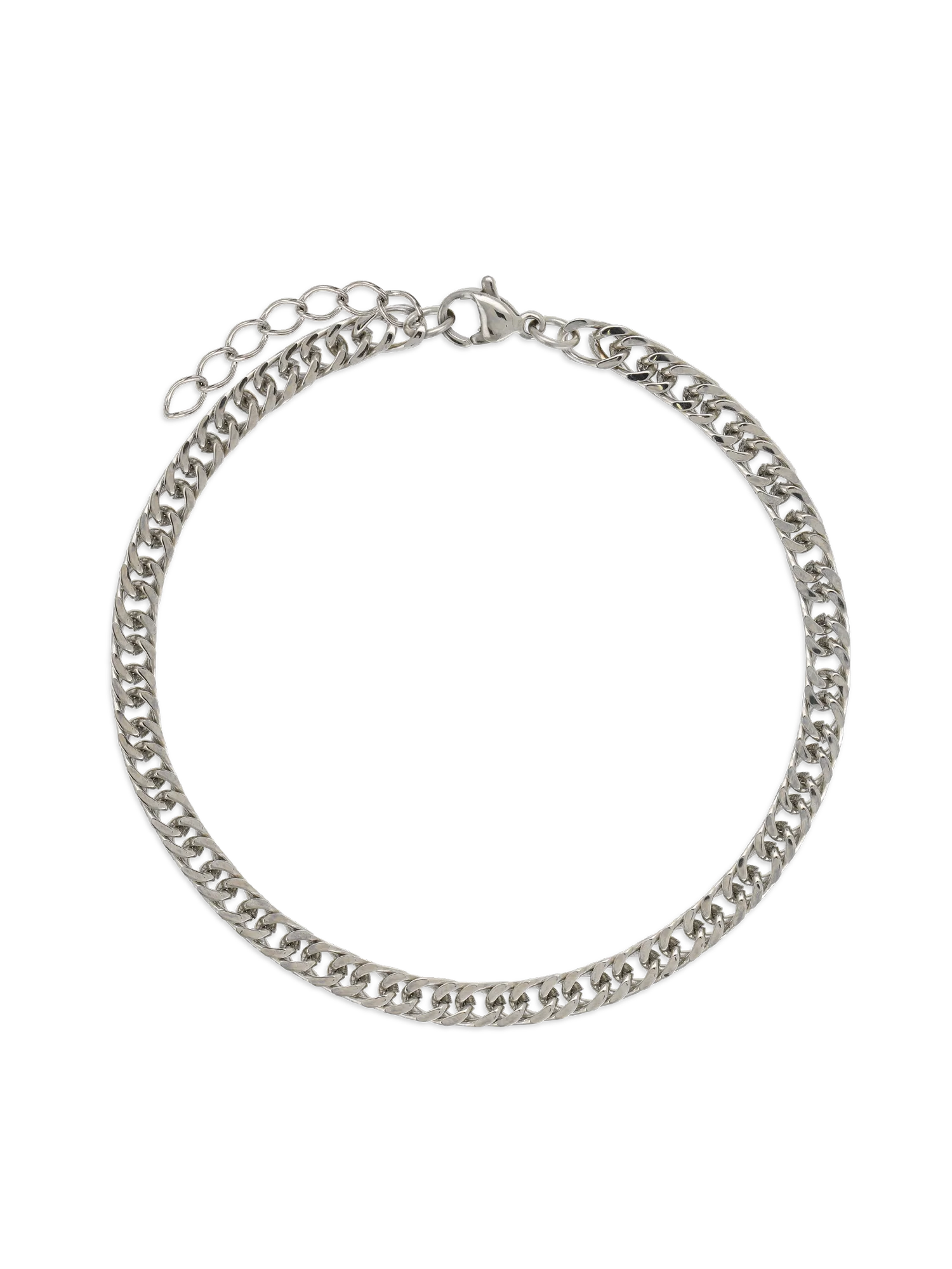 Pulseira masculina em aço inoxidável