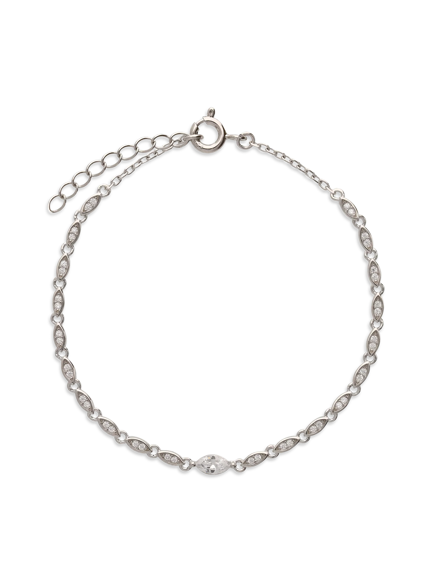 Pulseira em prata 925 com zircónia - Image 2