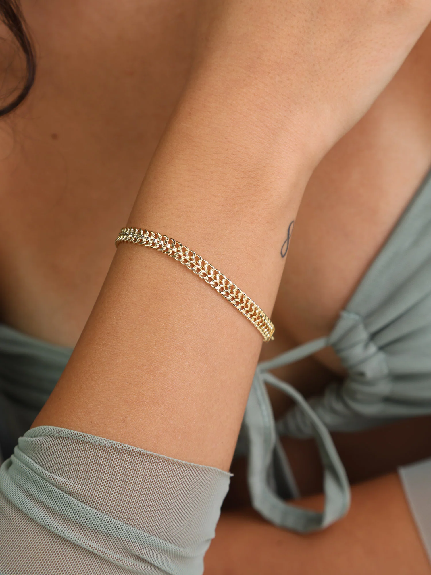 Pulseira banhado a ouro - Image 3