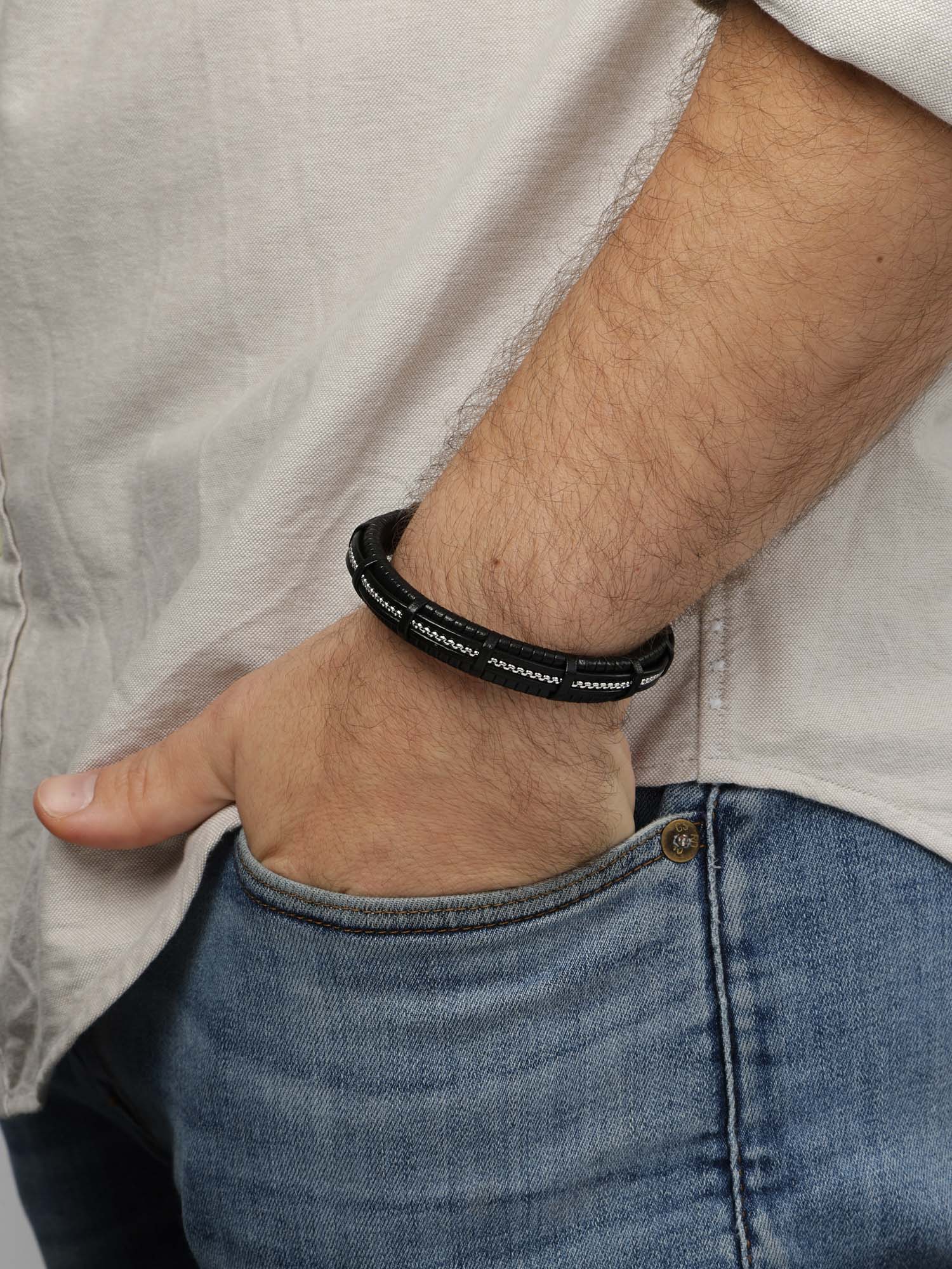 Pulseira Masculina em aço inoxidável - Image 3