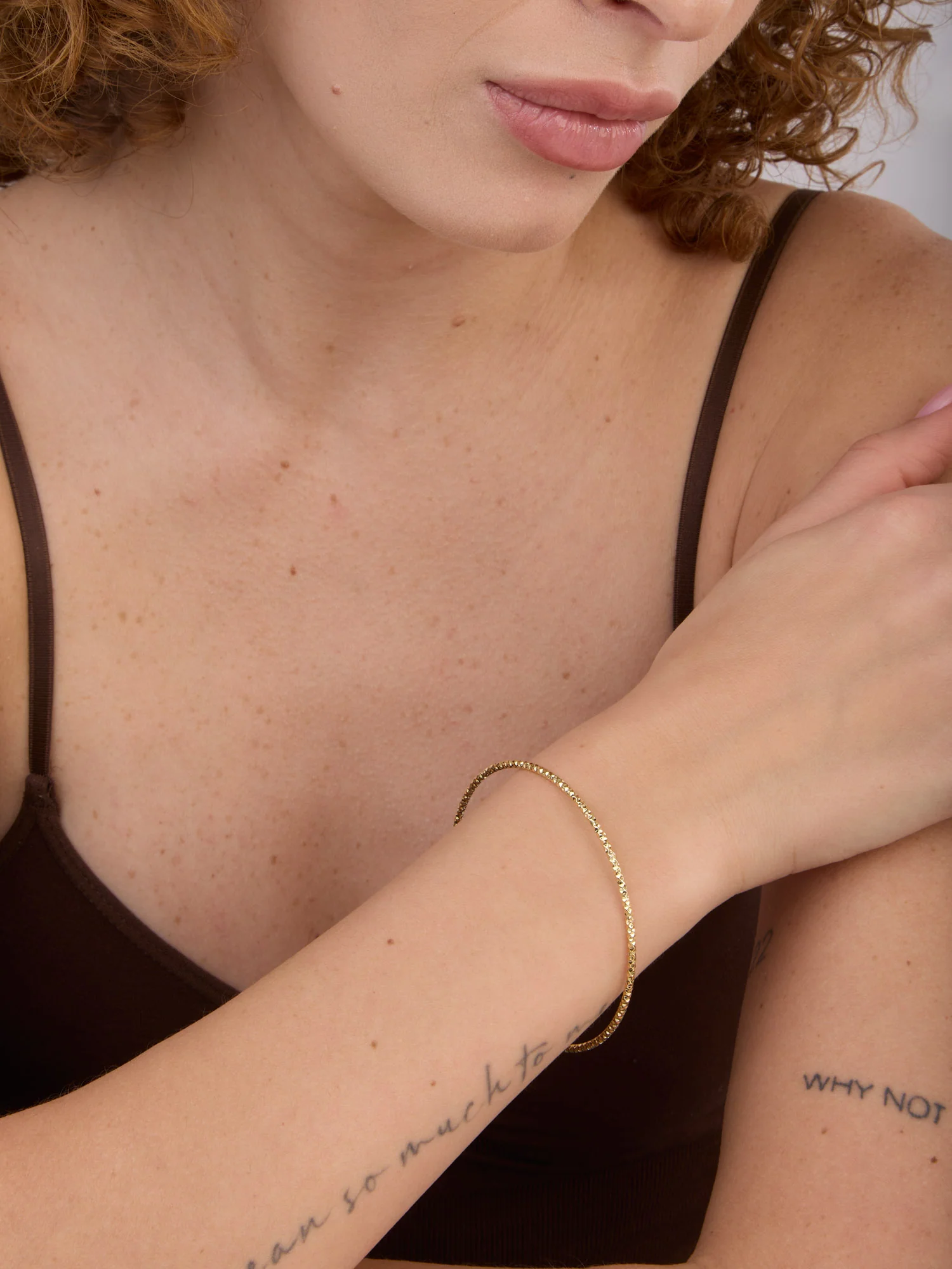 Pulseira rígida banhada a ouro - Image 2