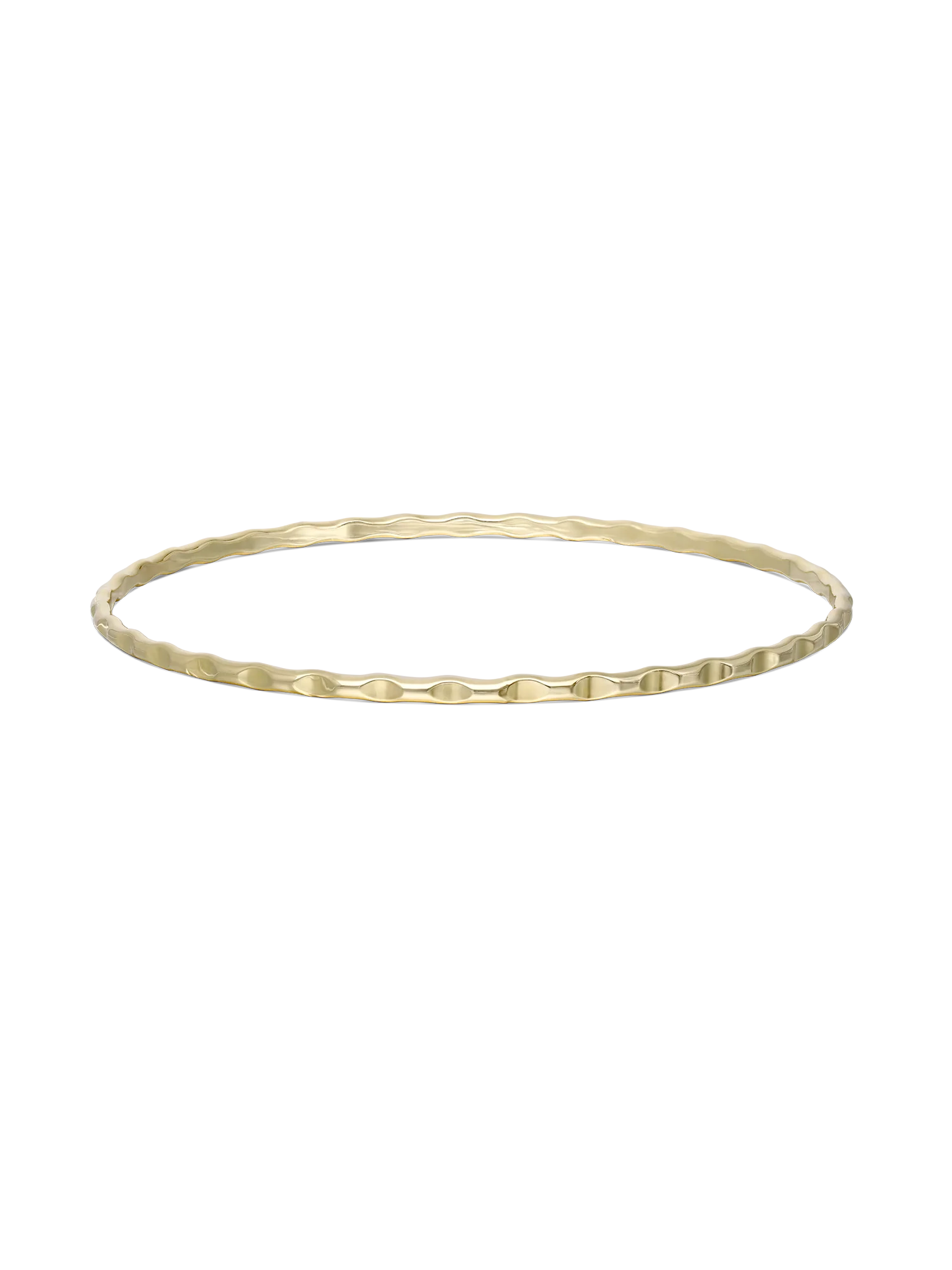 Pulseira rígida banhada a ouro
