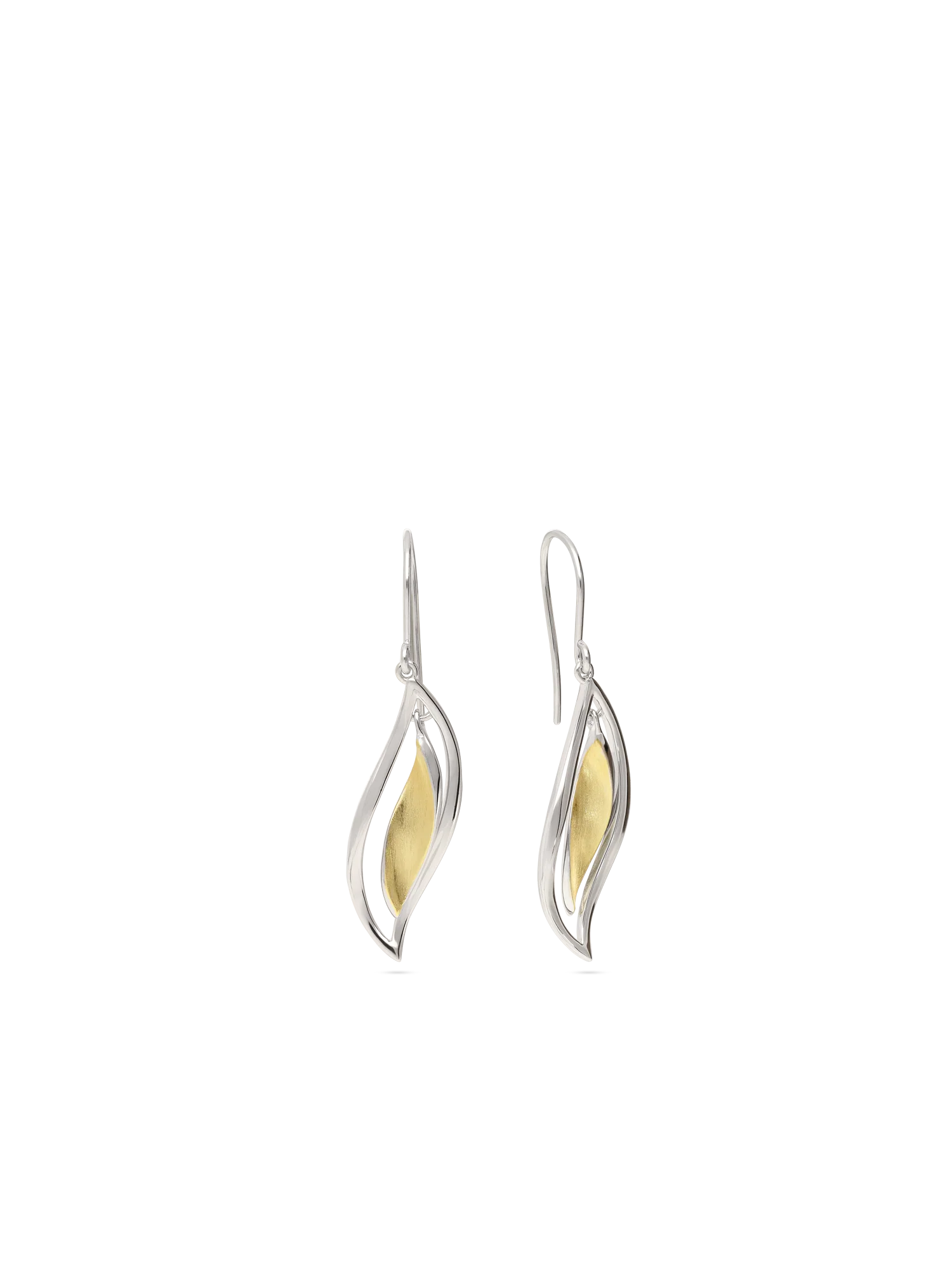 Pendentes em prata 925 e banhados a ouro