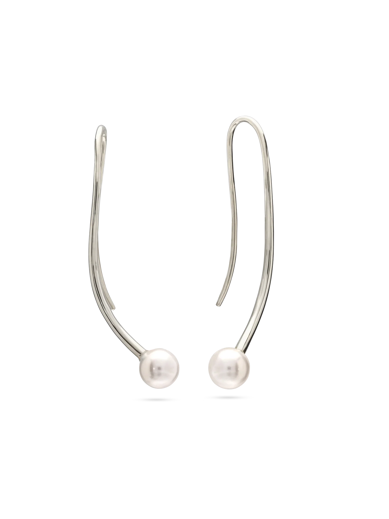 Pendentes em prata 925 com swarovski branco