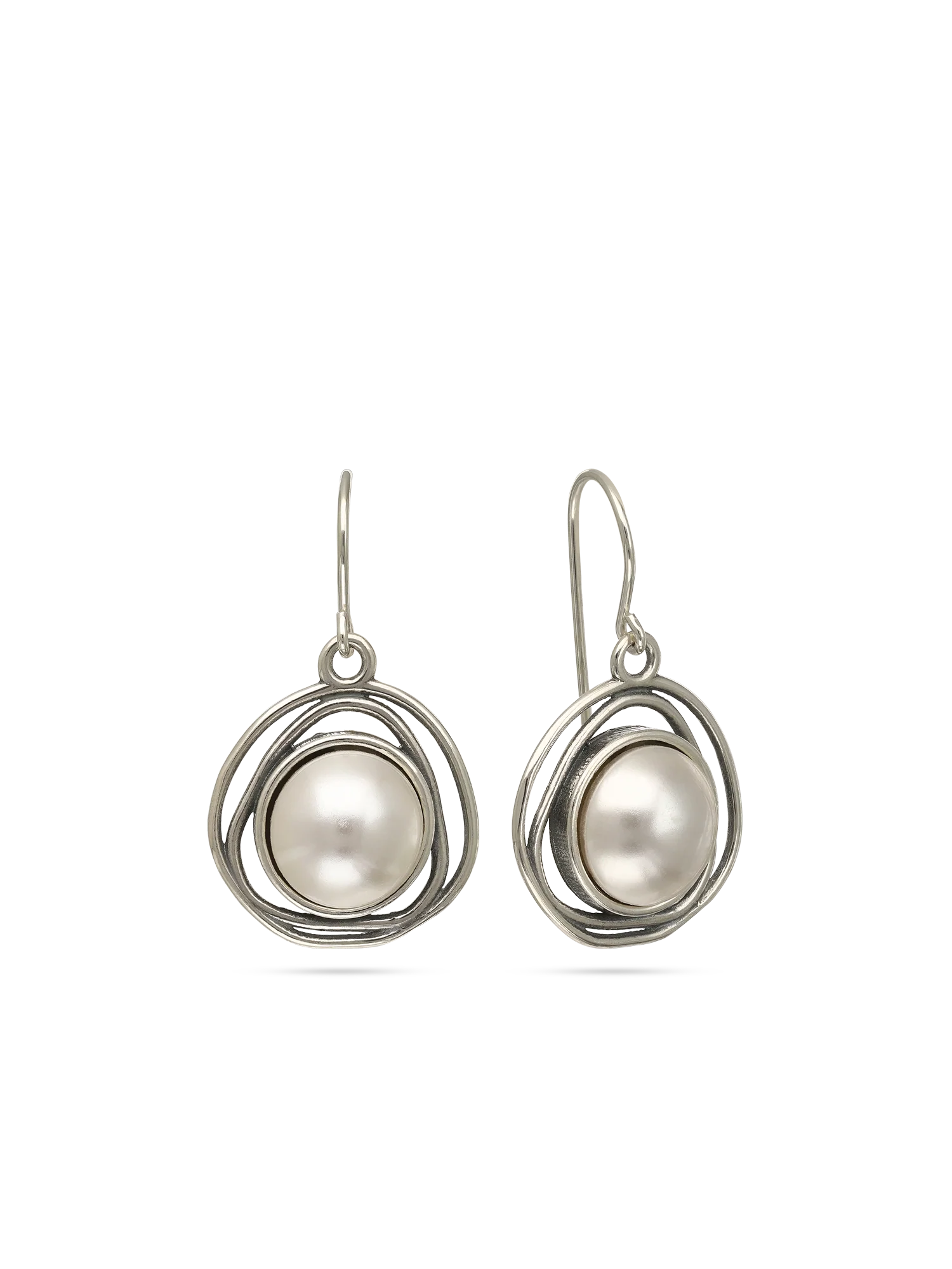 Pendentes em prata com swarovski
