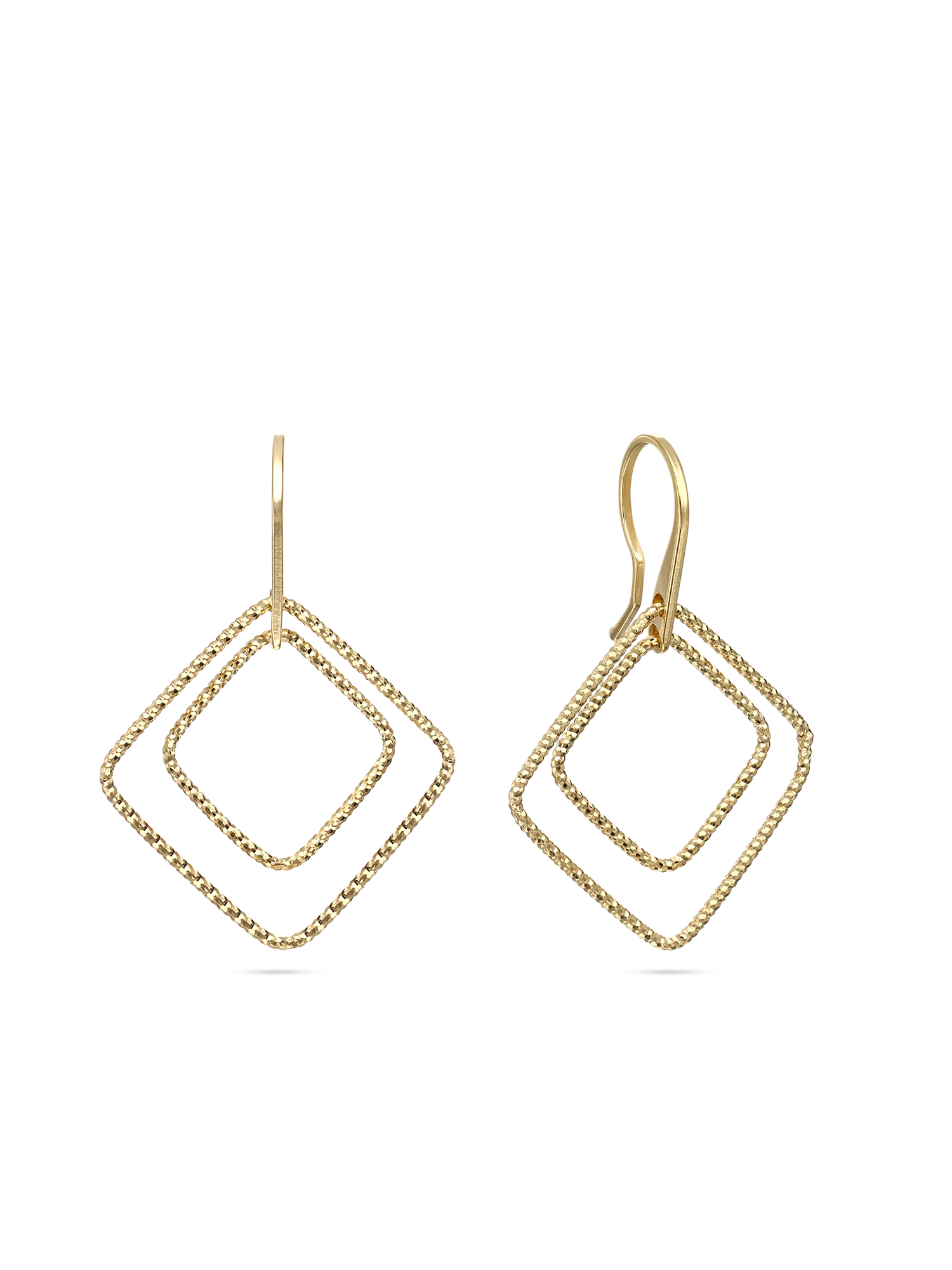 Pendentes banhados a ouro
