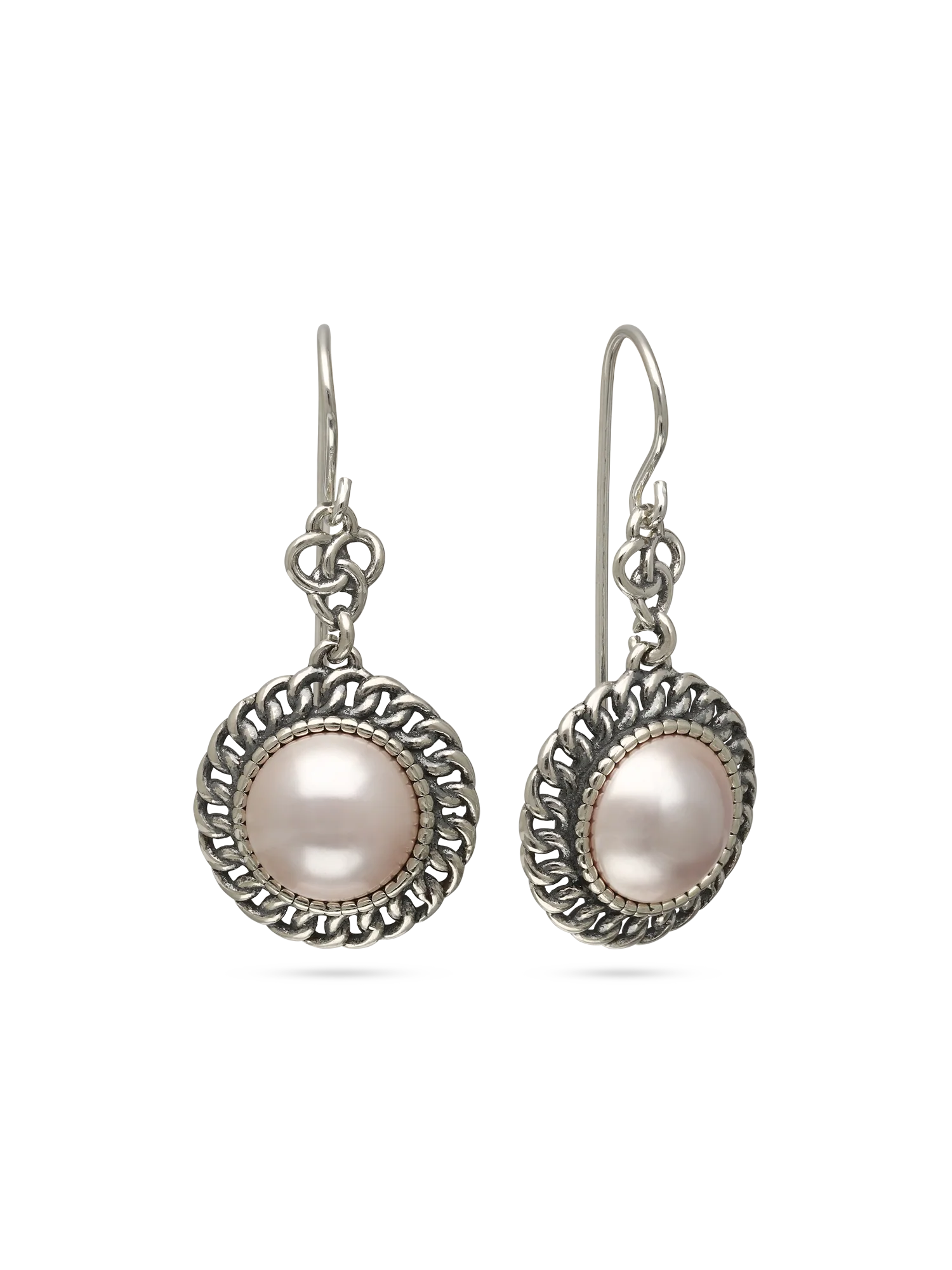 Pendentes em prata com cristais swarovski