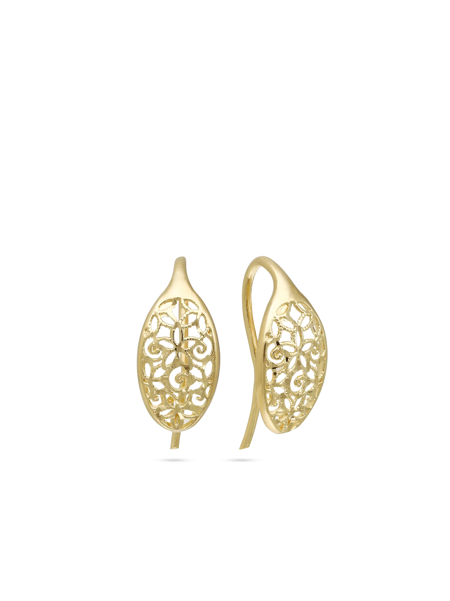 Pendentes banhados a ouro