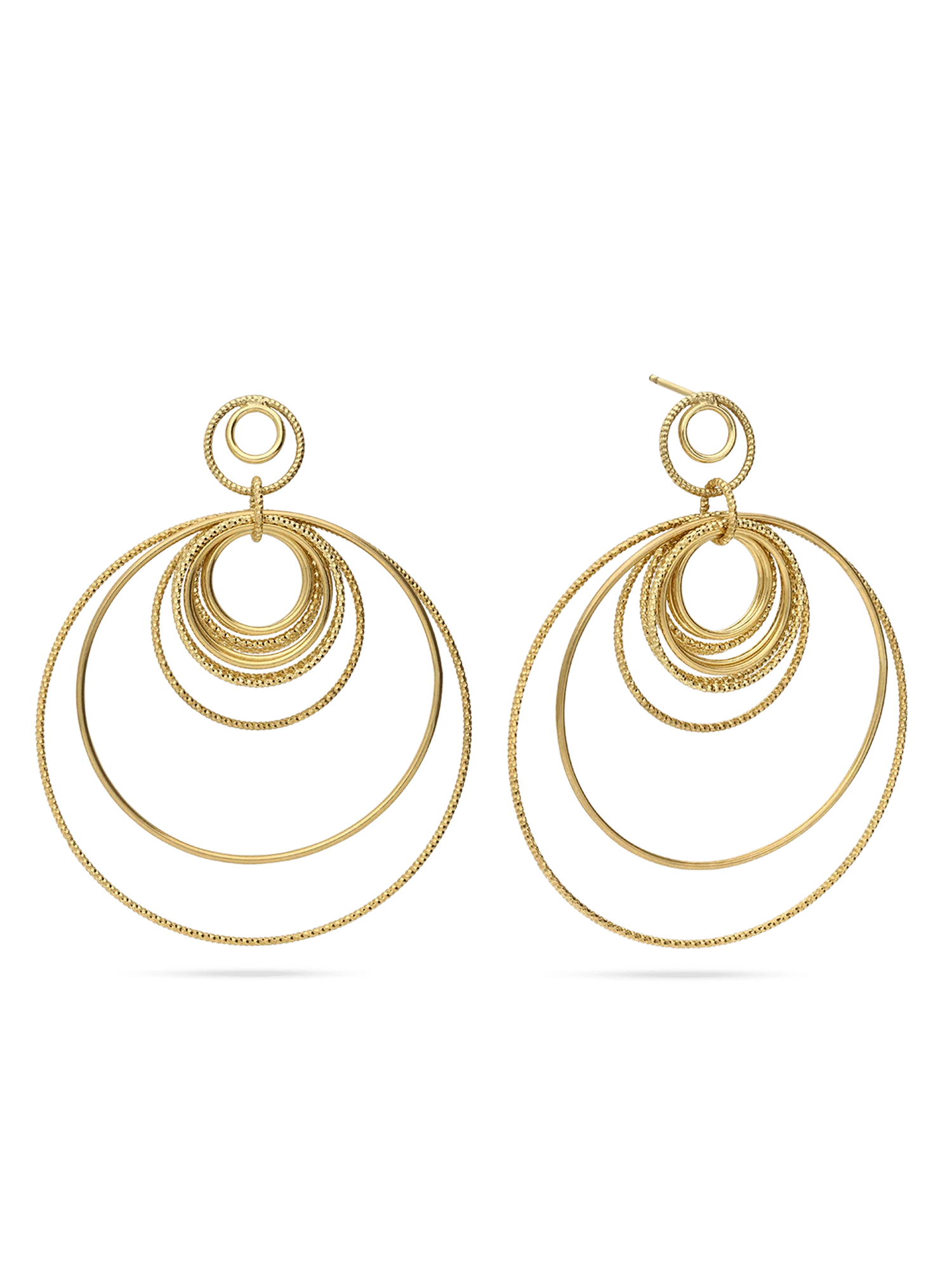 Pendentes banhados a ouro