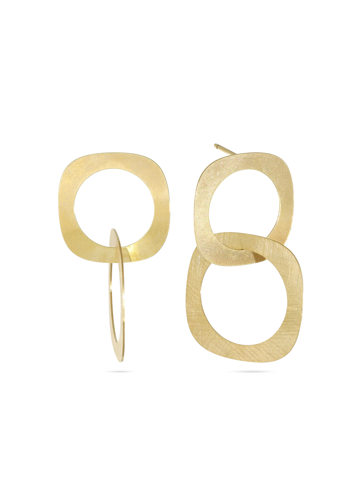 Pendentes banhados a ouro