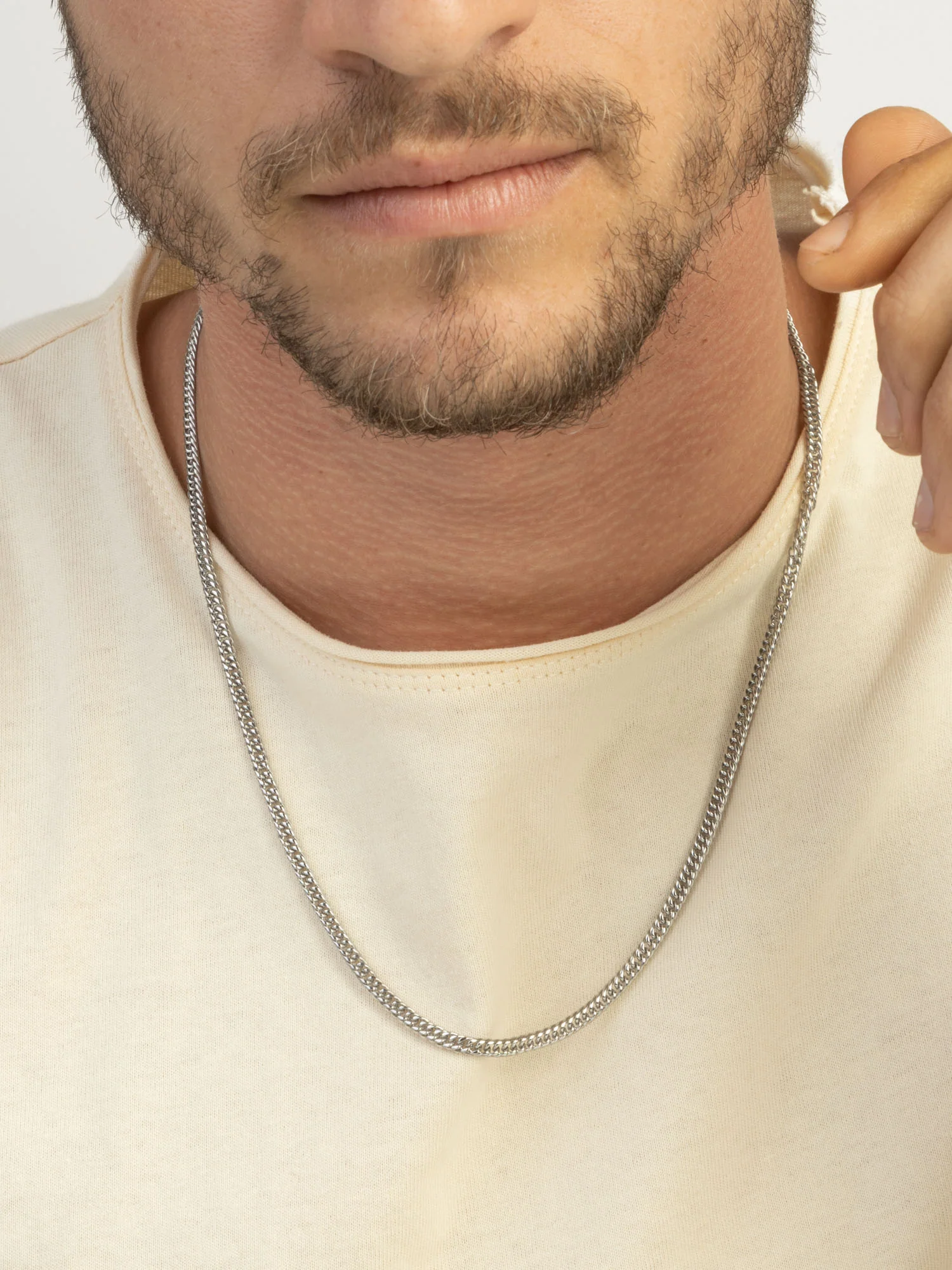 Colar masculino em aço inoxidável - Image 2