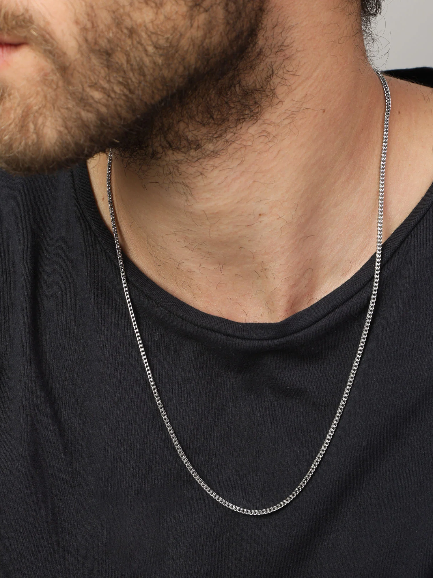 Colar masculino em aço inoxidável - Image 2