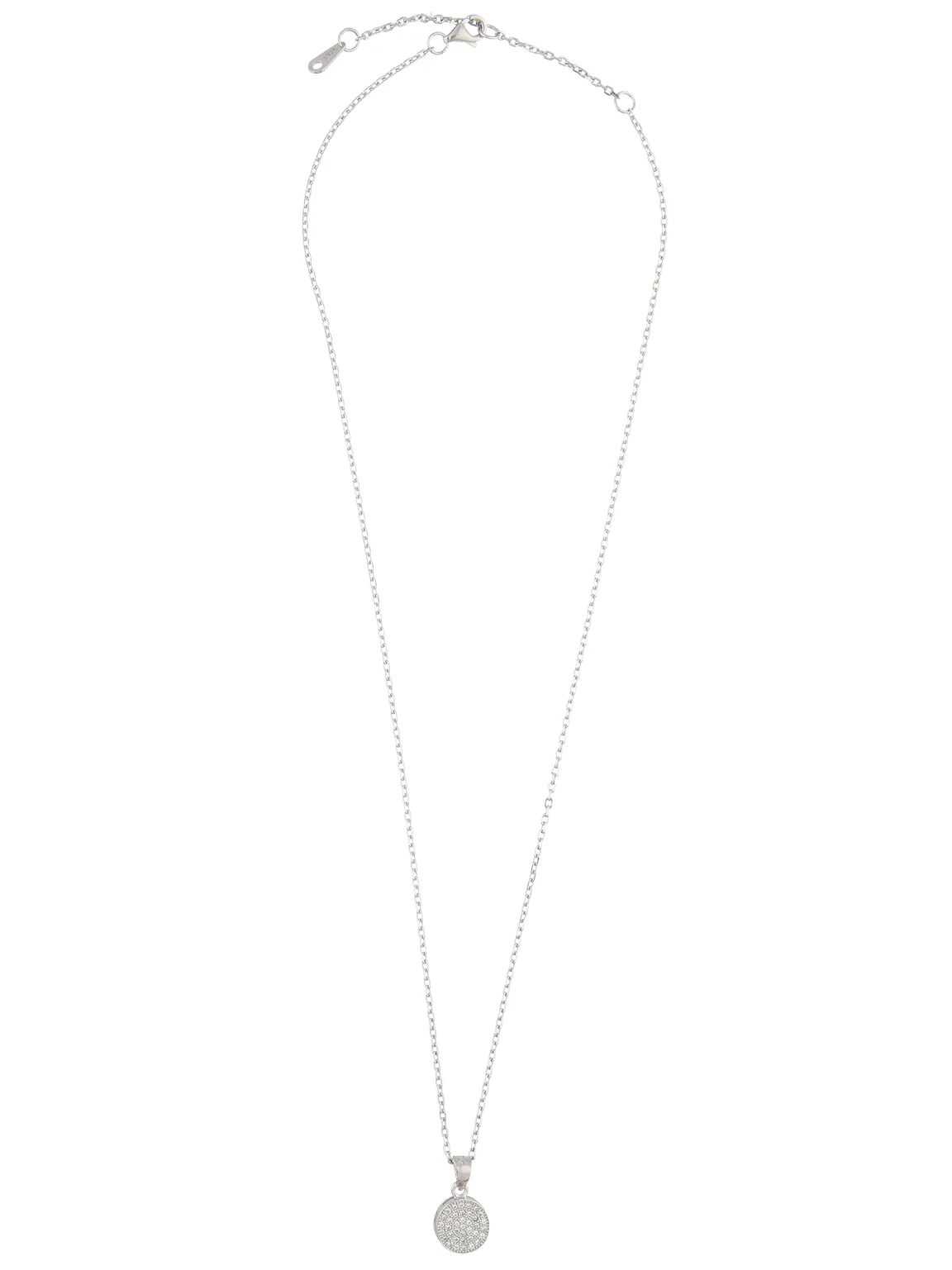 Fio com pendente em prata 925 com zircónia - Image 2