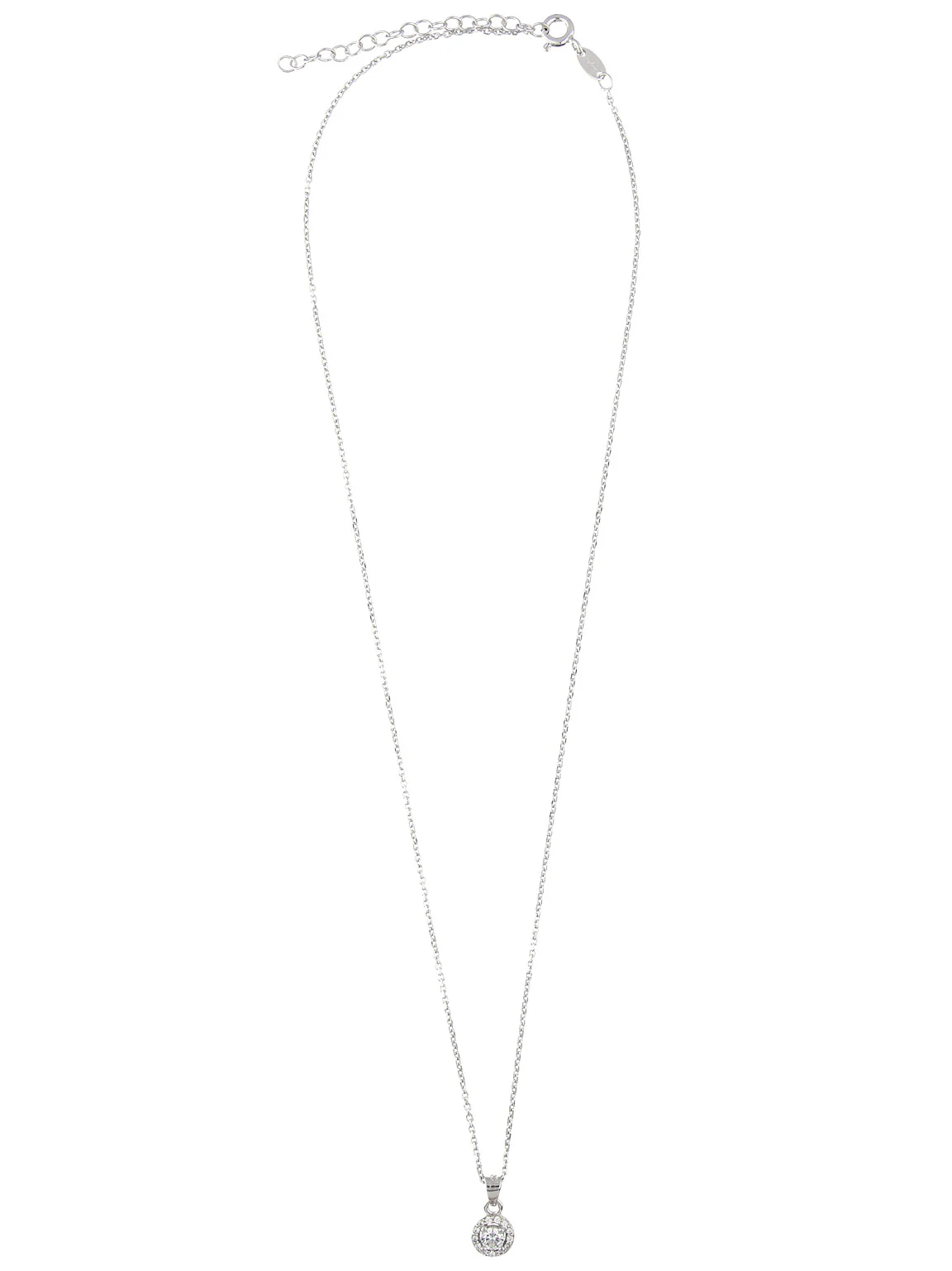 Fio com pendente em prata 925 com zircónias - Image 2