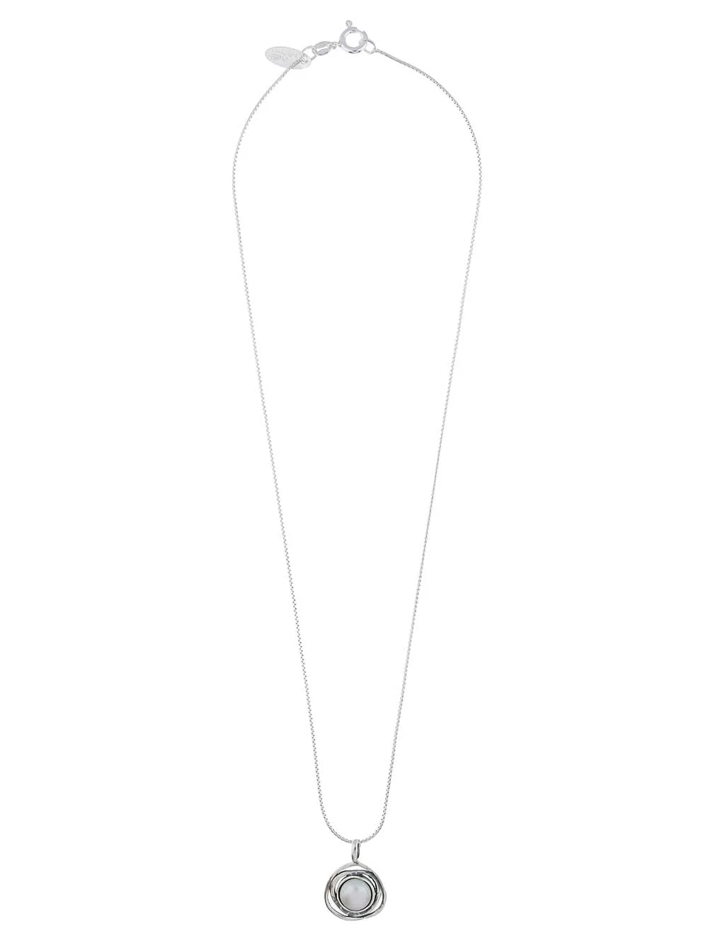 Fio com pendente em prata 925 com pérola - Image 2