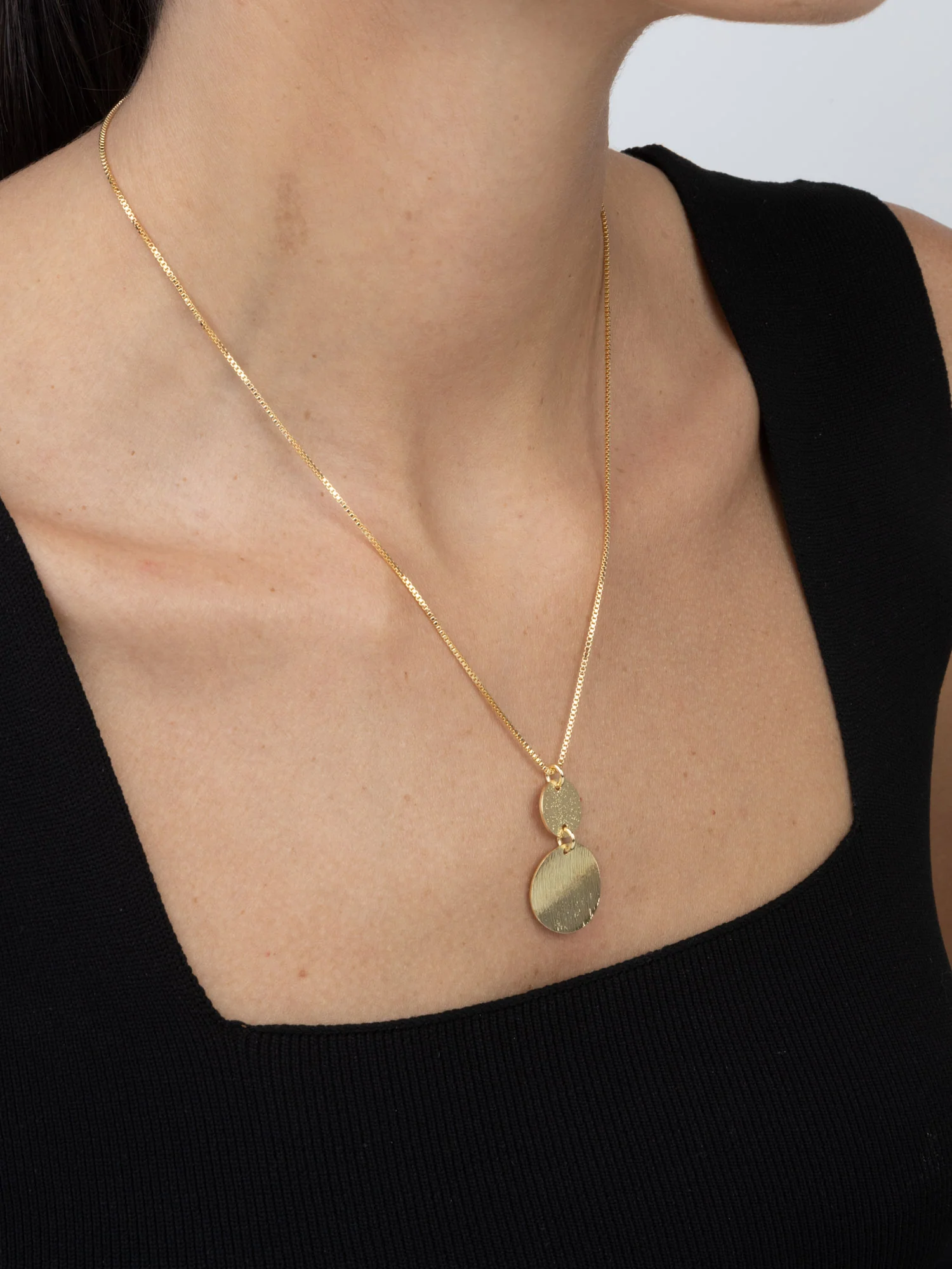 Fio com pendente banhado a Ouro - Image 2