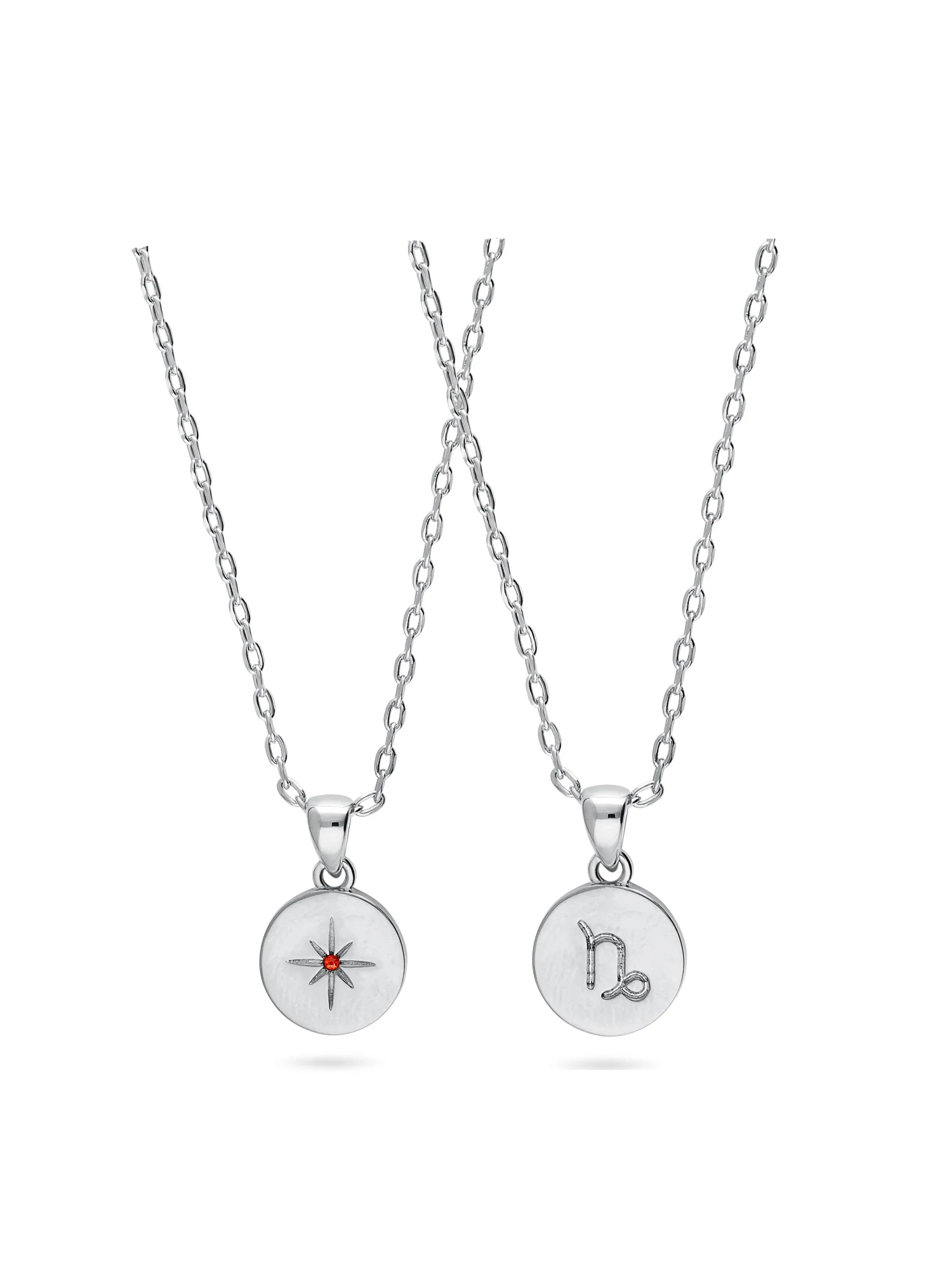 Fio com pendente do signo Capricórnio em prata 925