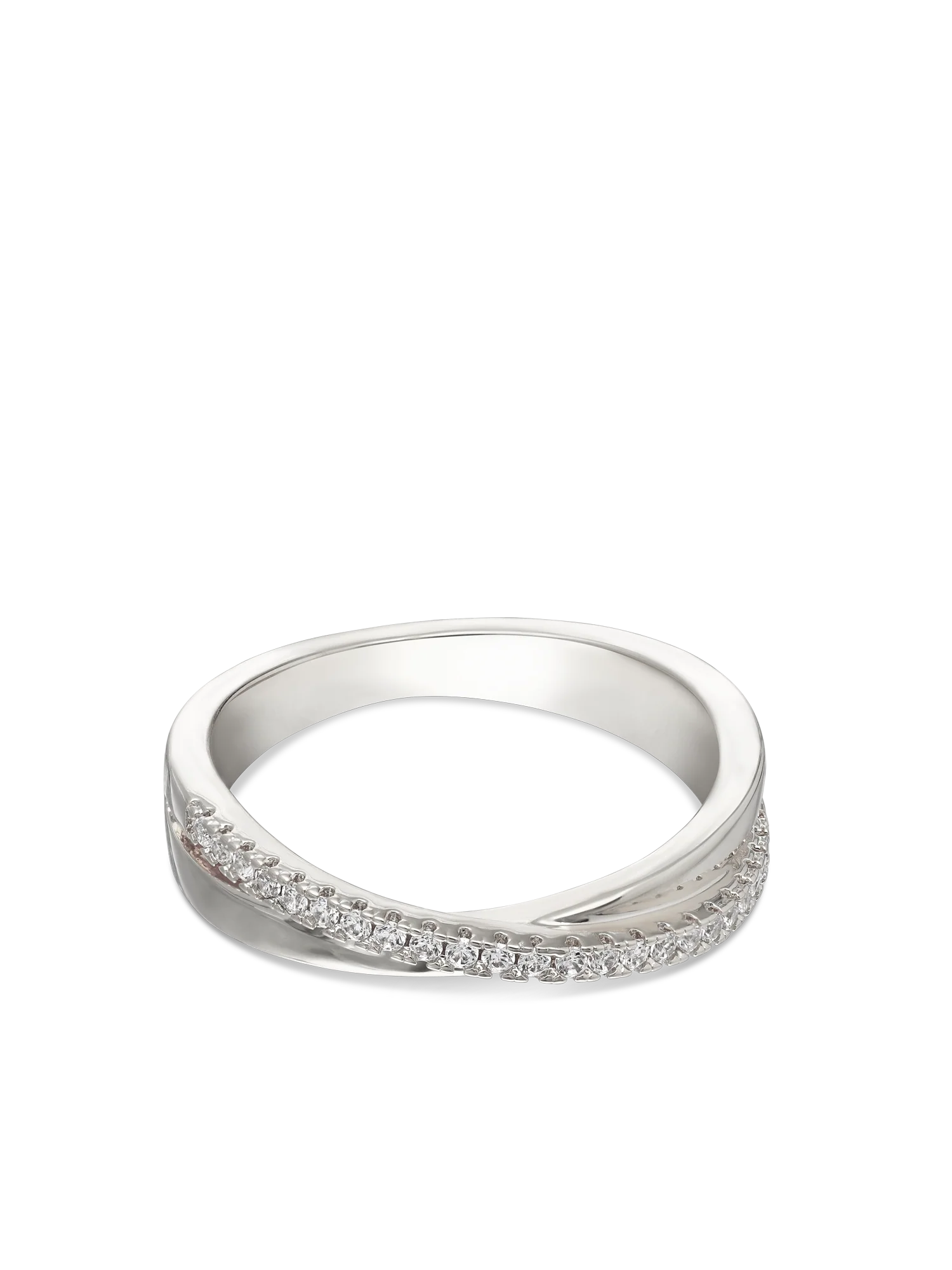 Anel em prata 925 com zircónias - Image 2