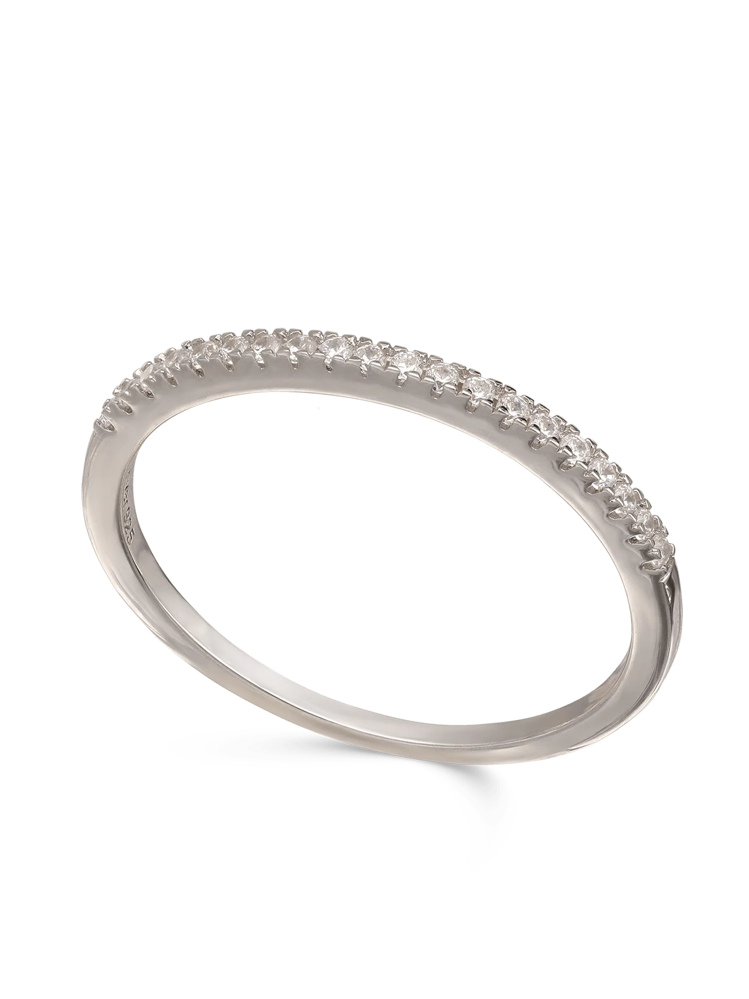 Anel duplo em prata 925 com zircónias - Image 4