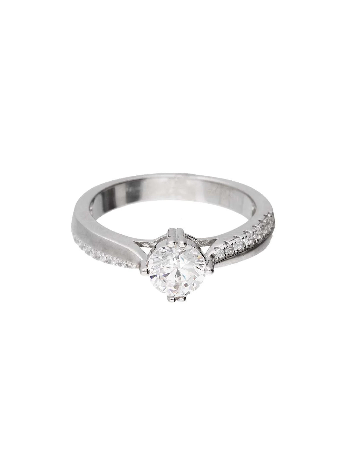 Anel em prata 925 com zircónia - Image 2