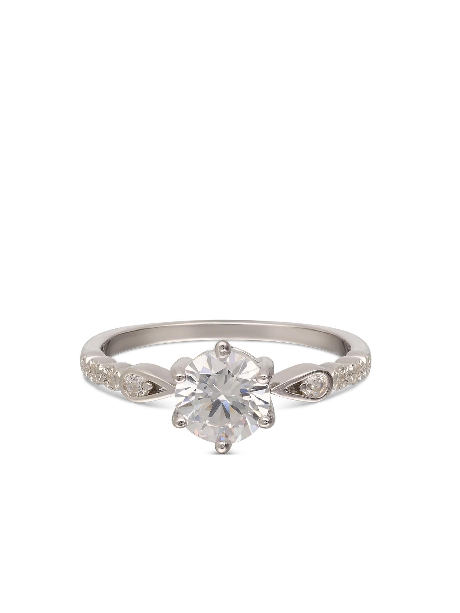 Anel em prata 925 com zircónia - Image 2