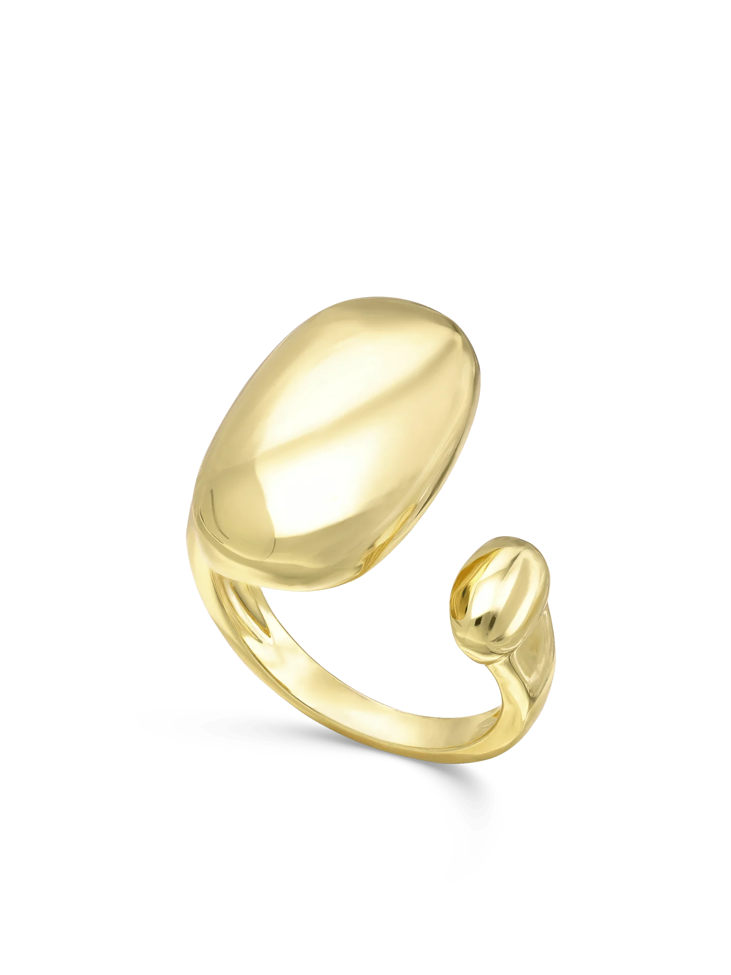 Anel banhado a ouro